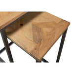 Console - Nesting - Parquet Top - Driftwood Finish (set of 3)