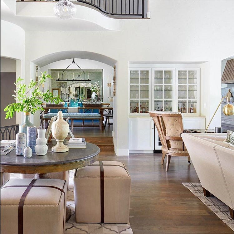 Canvas & Leather Stool by BSEID