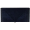 writing desk sapphire black brass glossy