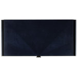 writing desk sapphire black brass glossy