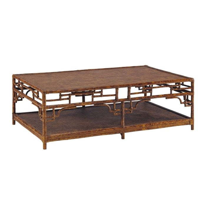 coffee table tortoise rectangle low shelf