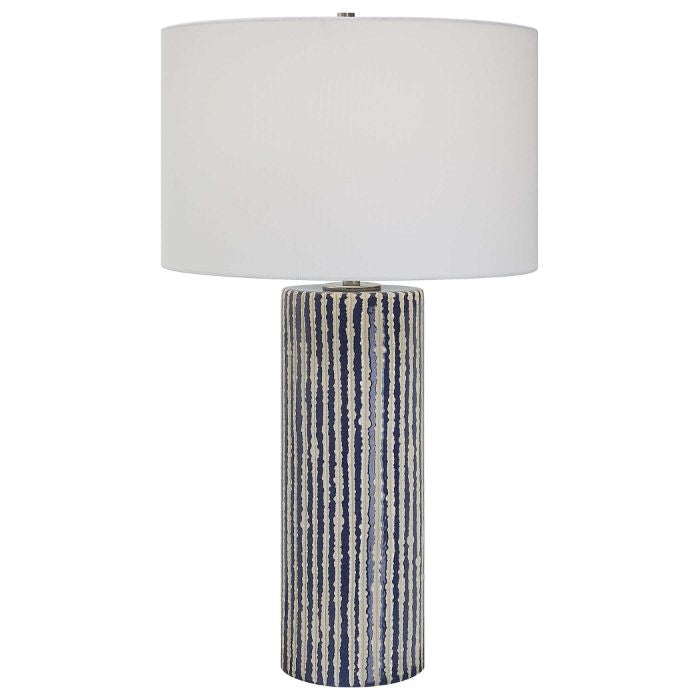 cobalt blue ivory table lamp