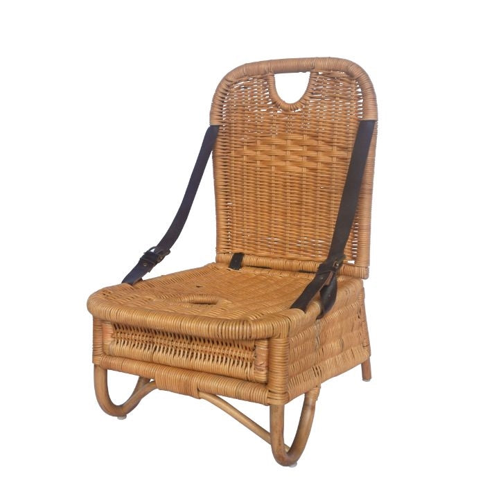 folding rattan picnic chair