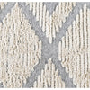 gray beige area rug high-low 5' x 8'