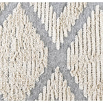 gray beige area rug high-low 8' x 10'