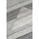 indoor/outdoor area rug gray tan beige triangle stripe