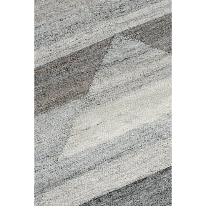 indoor/outdoor area rug gray tan beige triangle stripe