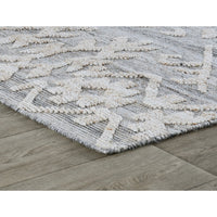 indoor/outdoor area rug gray tan beige tribal 8x10