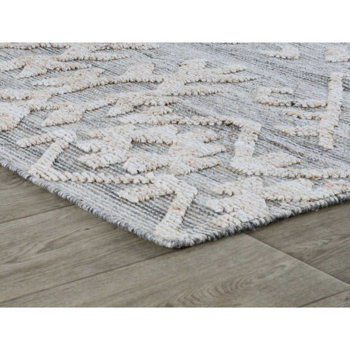 indoor/outdoor area rug gray tan beige tribal 8x10