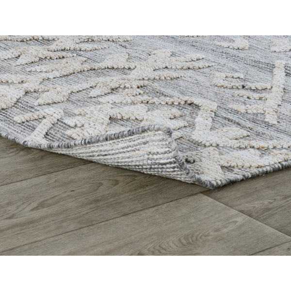 indoor/outdoor area rug gray tan beige tribal 9x12