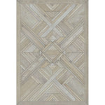 gray wash faux wood lay flat vinyl mat