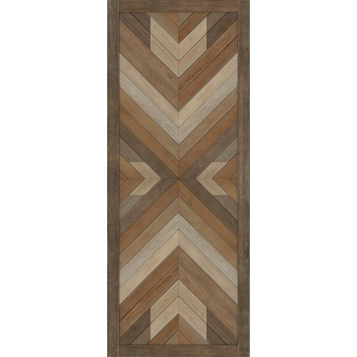 brown faux wood lay flat vinyl rug