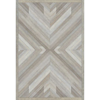faux wood pattern neutral floor mat vinyl