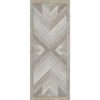 faux wood pattern neutral floor mat vinyl