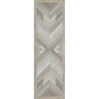 faux wood pattern neutral floor mat vinyl
