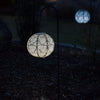 lantern pearl wave round hanging light solar