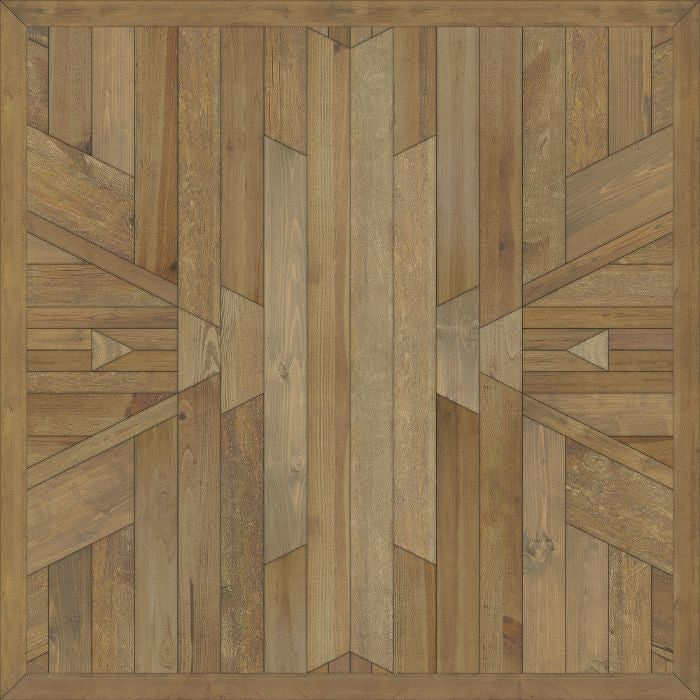 brown faux wood lay flat vinyl rug neutral