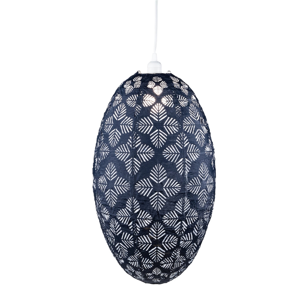 white, pod, palm, lantern chevron solar hanging light decor