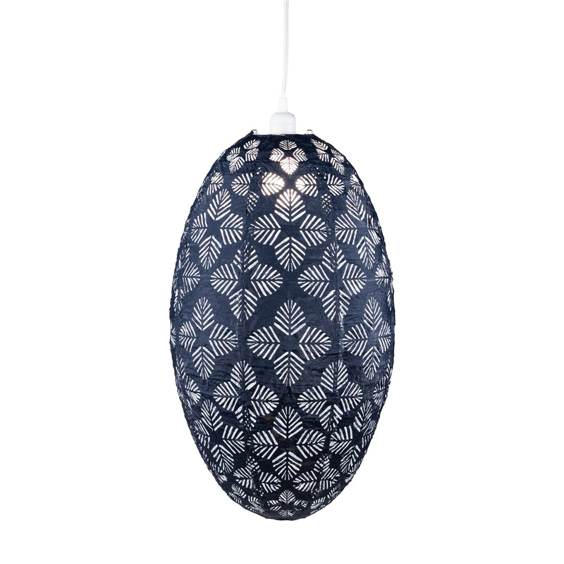 white, pod, palm, lantern chevron solar hanging light decor