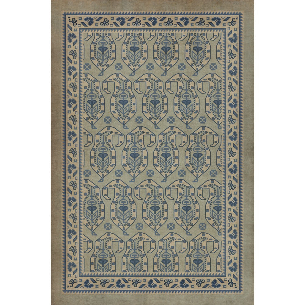 Persian Bazaar Kintala Albastru floor mat