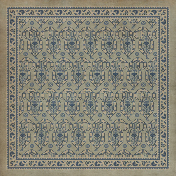 Persian Bazaar Kintala Albastru floor mat