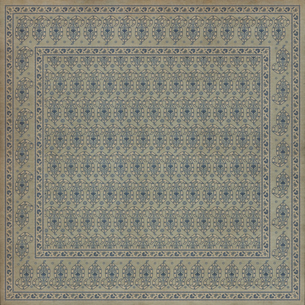 Persian Bazaar Kintala Albastru floor mat