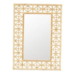 rattan wall mirror