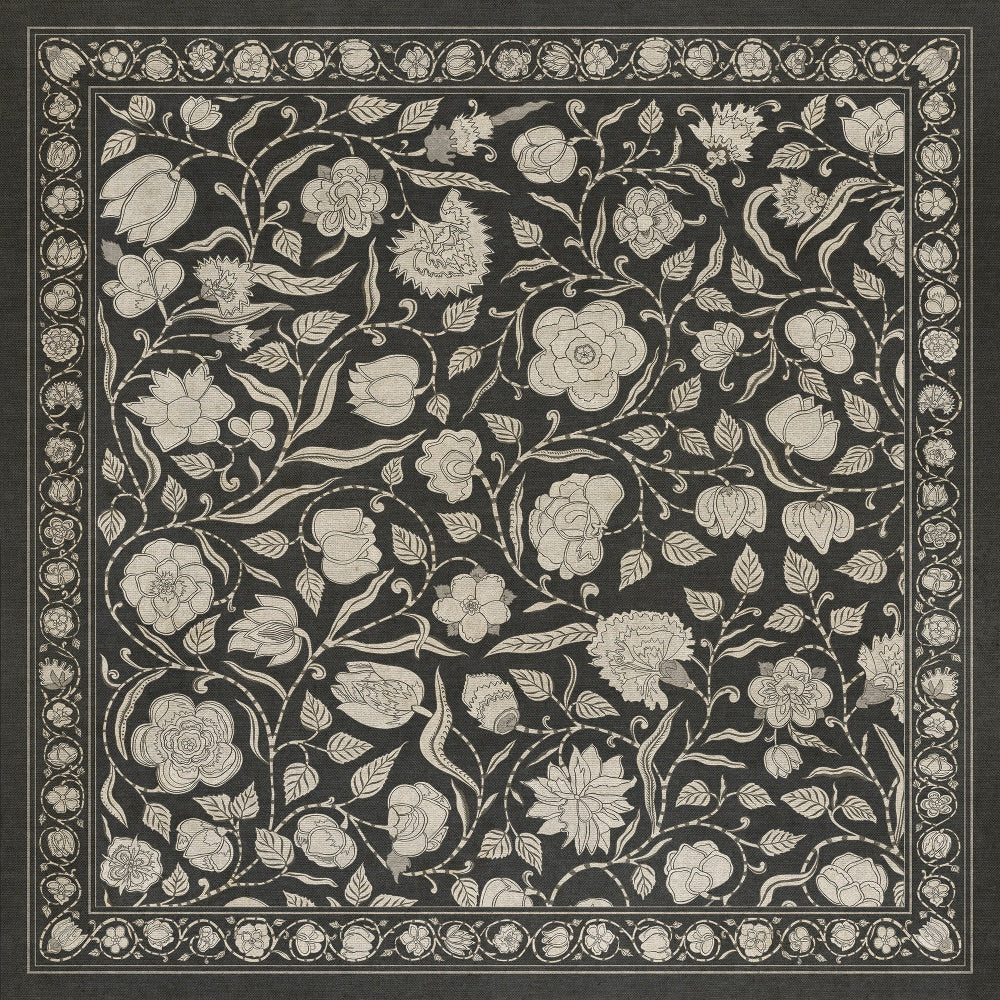Antique Floral My Dear and Loving Husband floor mat