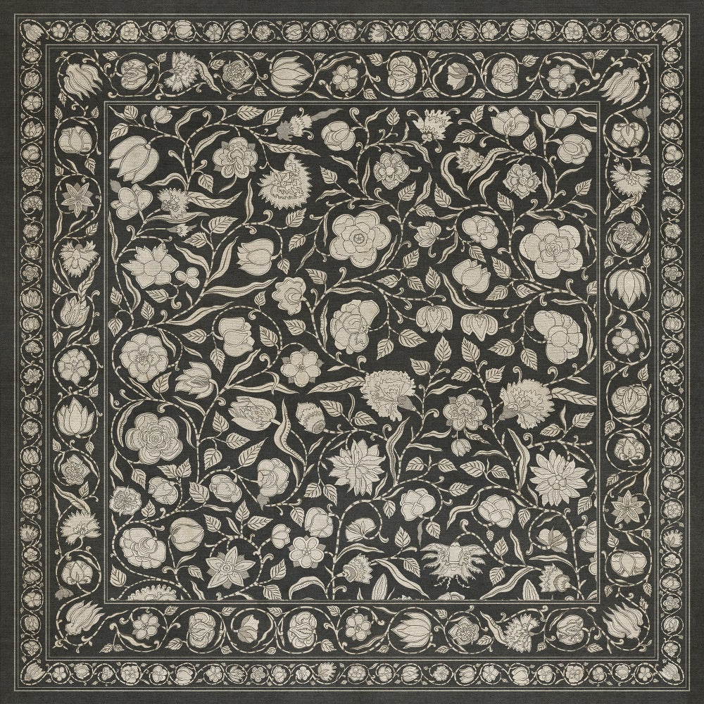 Antique Floral My Dear and Loving Husband floor mat