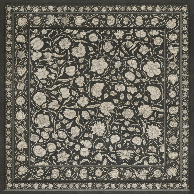 Antique Floral My Dear and Loving Husband floor mat