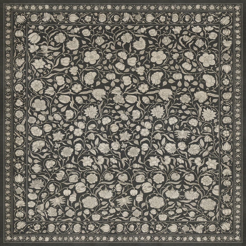 Antique Floral My Dear and Loving Husband floor mat