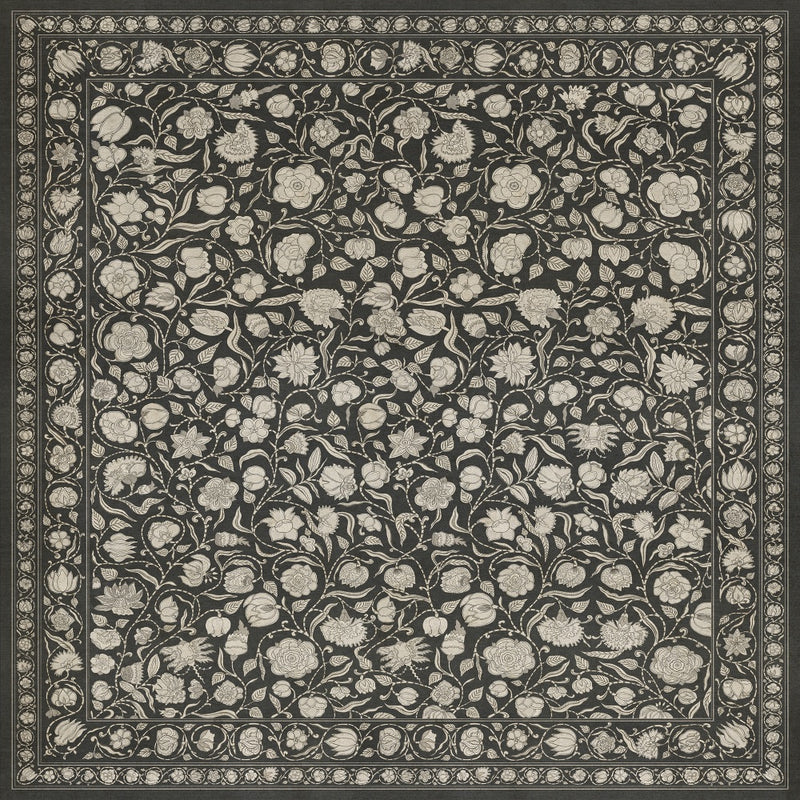 Antique Floral My Dear and Loving Husband floor mat