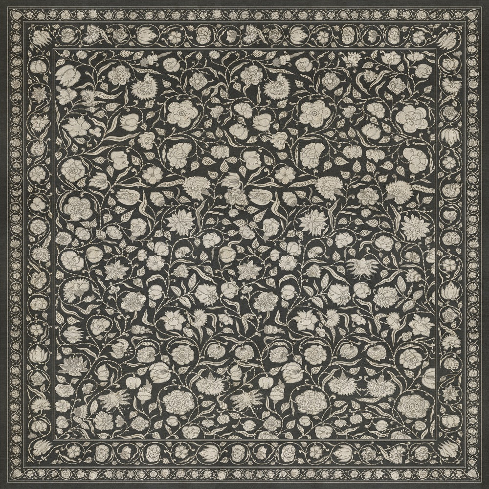 Antique Floral My Dear and Loving Husband floor mat