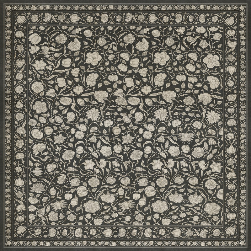 Antique Floral My Dear and Loving Husband floor mat
