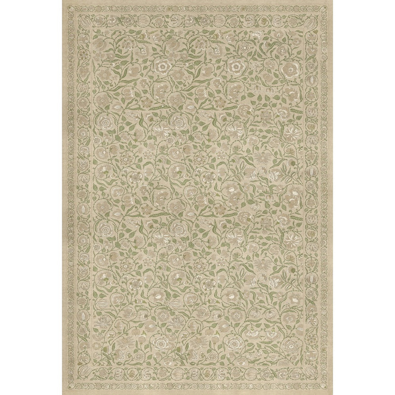 Antique Floral A Chilly Peace floor mat