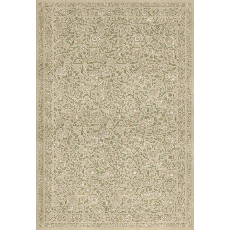 Antique Floral A Chilly Peace floor mat