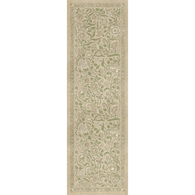 Antique Floral A Chilly Peace floor mat