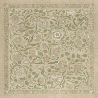 Antique Floral A Chilly Peace floor mat