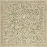 Antique Floral A Chilly Peace floor mat