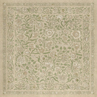 Antique Floral A Chilly Peace floor mat