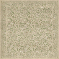 Antique Floral A Chilly Peace floor mat