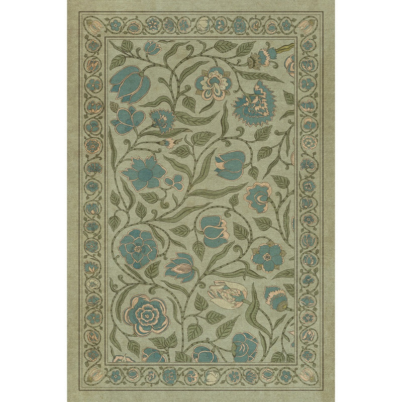 Antique Floral A Joy of Earth floor mat