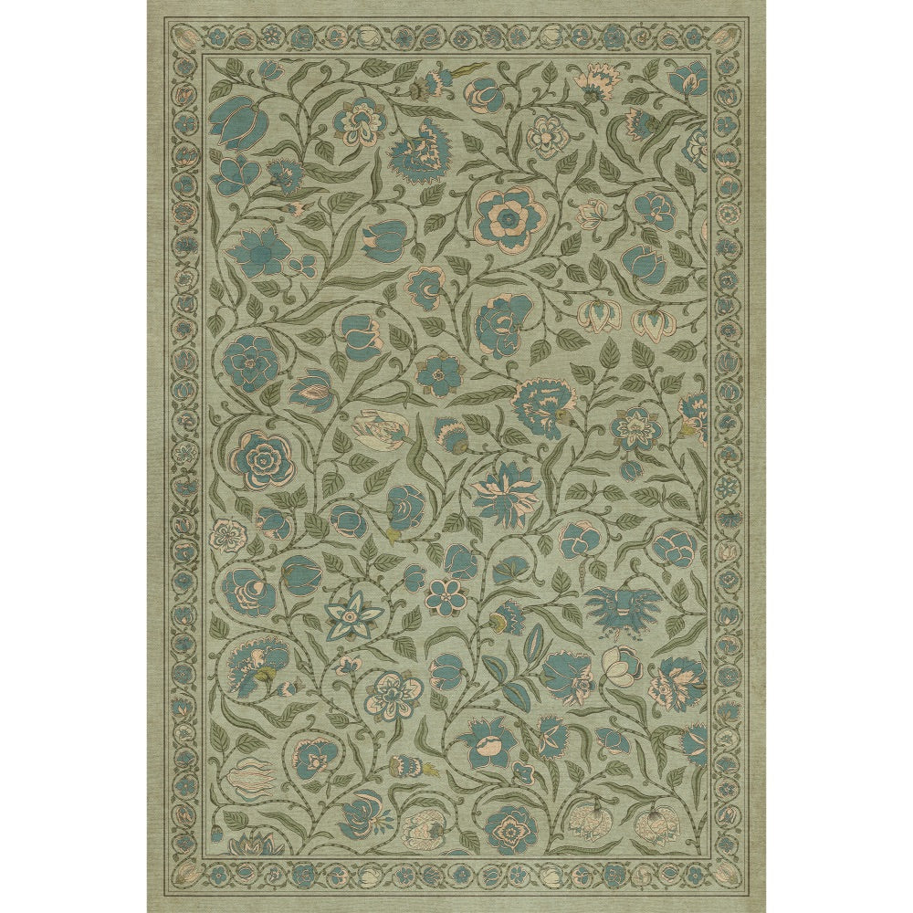 Antique Floral A Joy of Earth floor mat