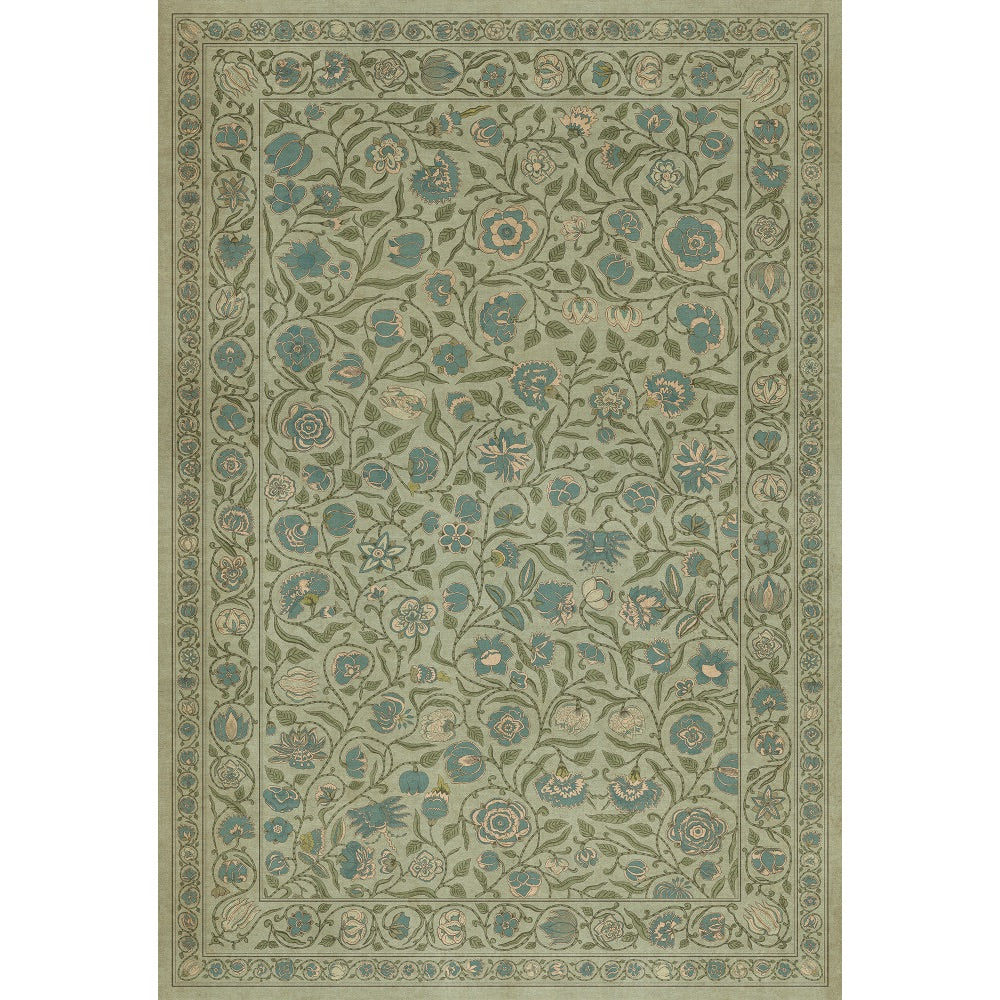Antique Floral A Joy of Earth floor mat