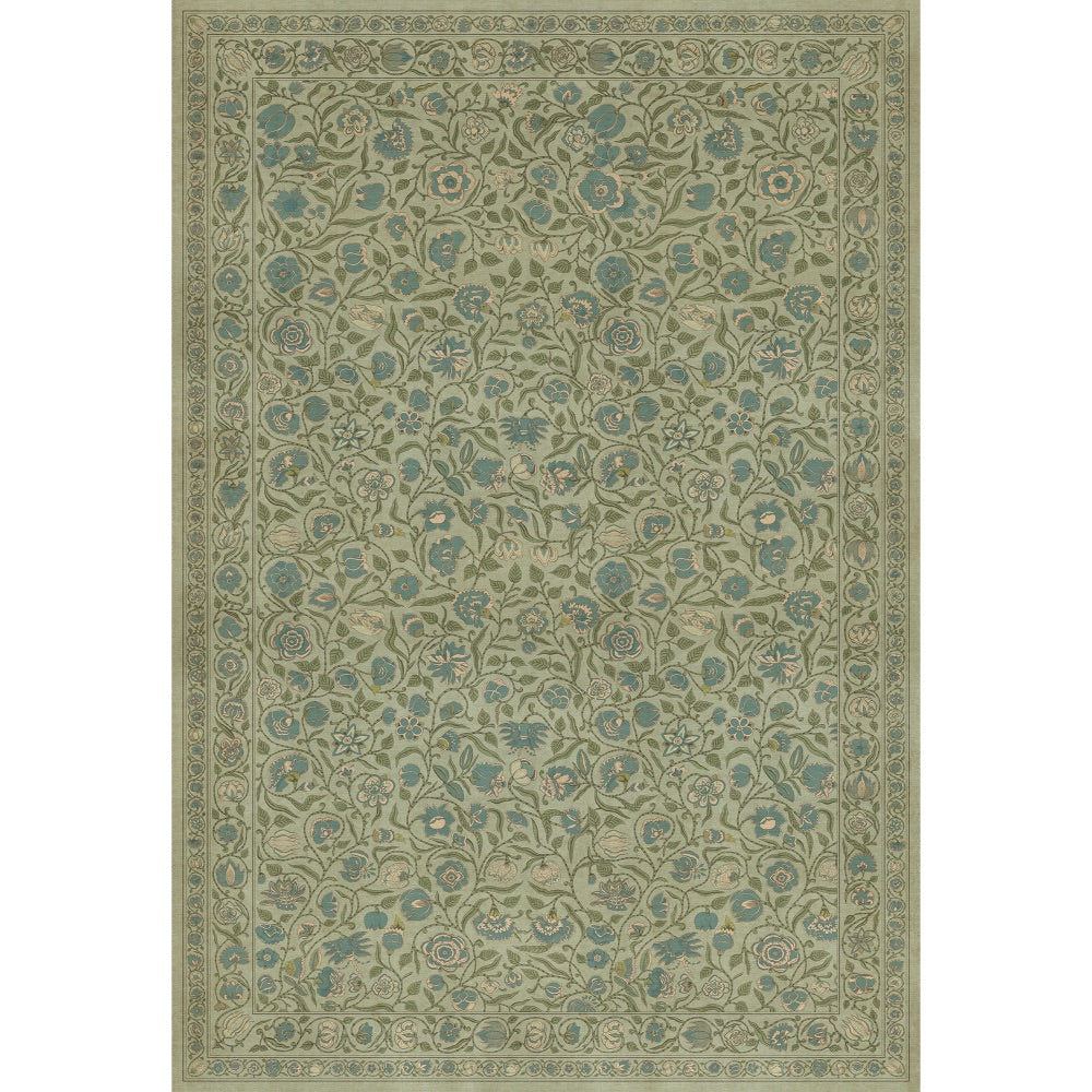 Antique Floral A Joy of Earth floor mat