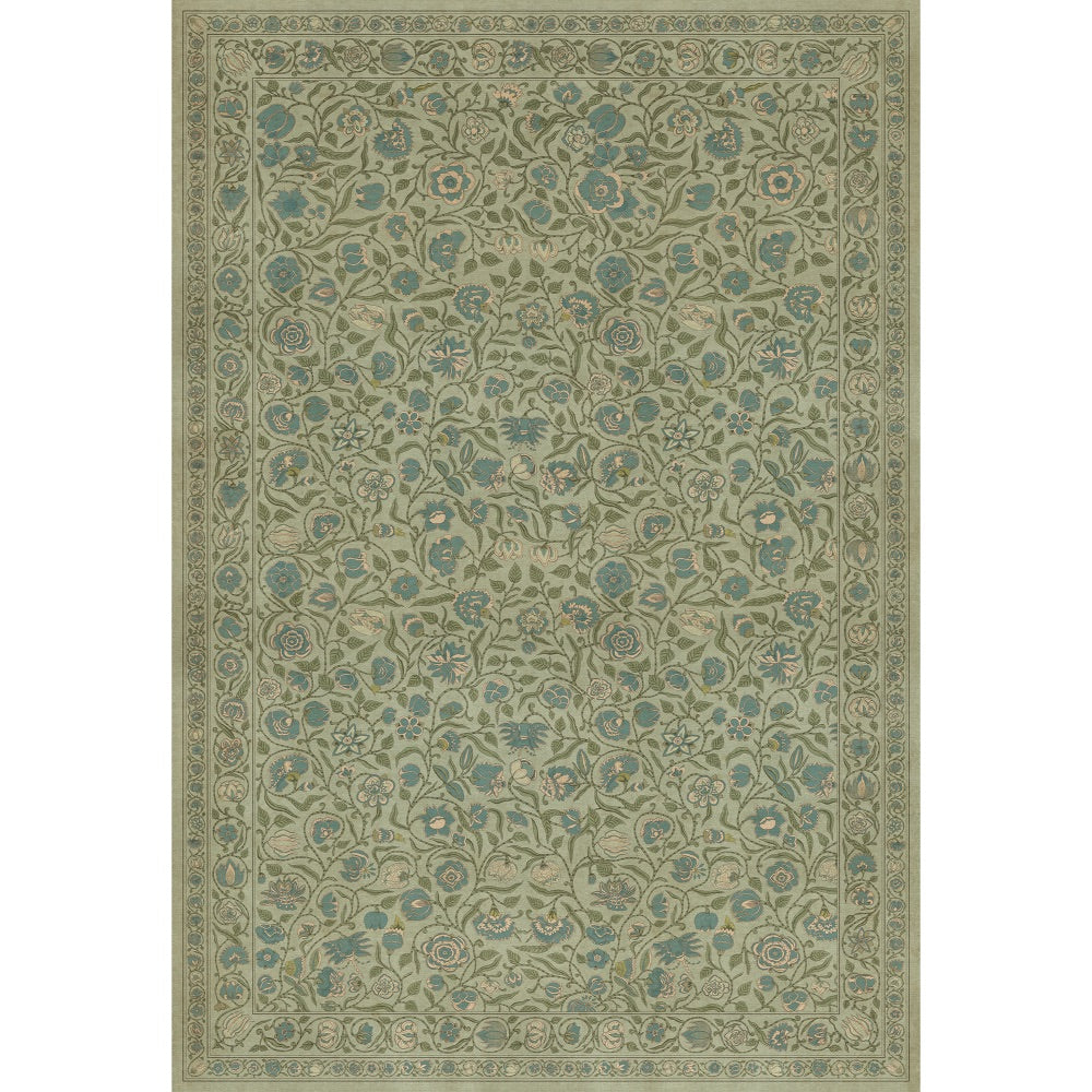 Antique Floral A Joy of Earth floor mat