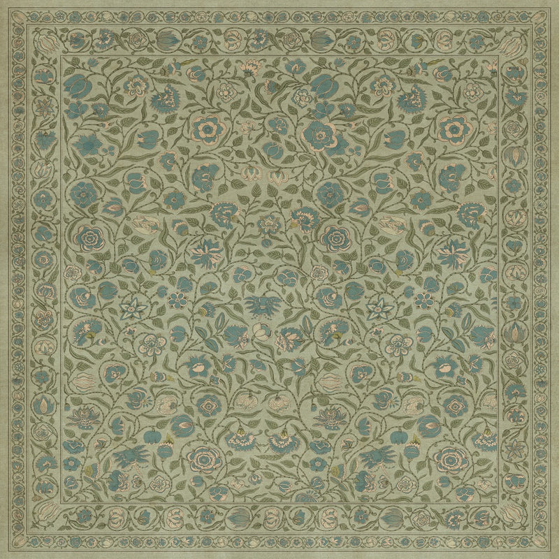 Antique Floral A Joy of Earth floor mat