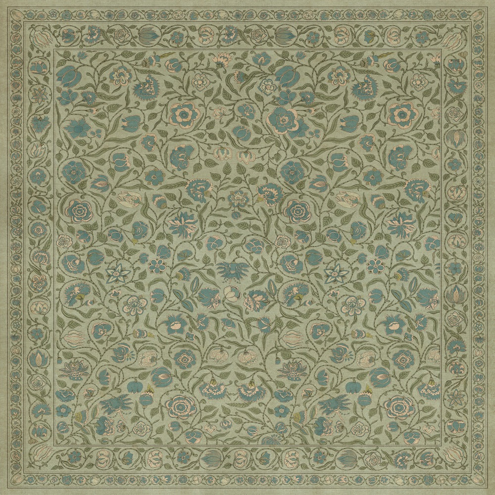 Antique Floral A Joy of Earth floor mat