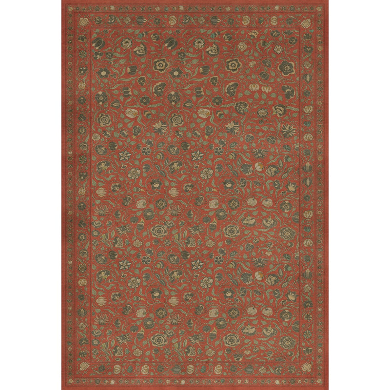 Antique Floral Coronation floor mat
