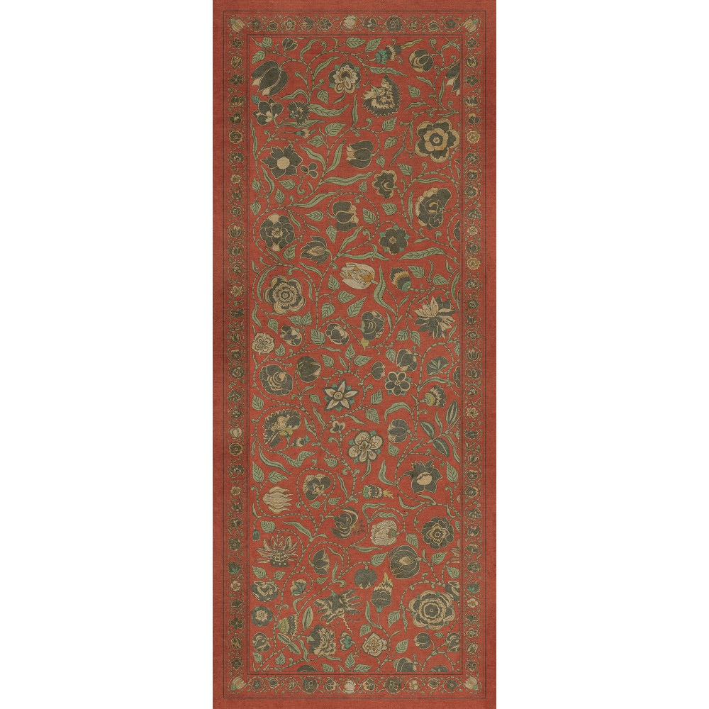 Antique Floral Coronation floor mat